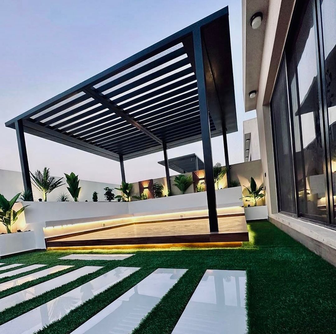 أفكار استراحات في حوش المنزل