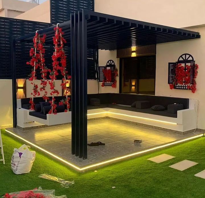 تصميم الجلسات الخارجيه المنزليه