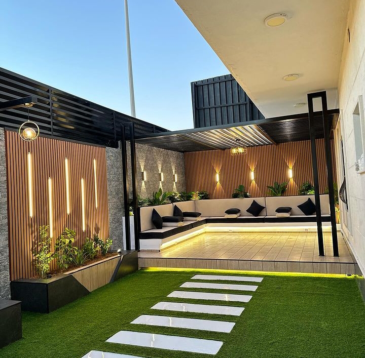 تصميم حدائق مودرن بالدمام