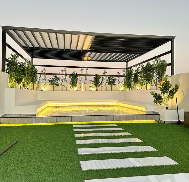 تصميم حدائق منزليه بالدمام