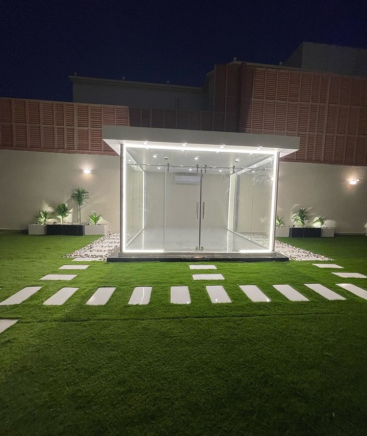 تصميم غرف زجاج